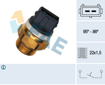 Termocontatto, Ventola radiatore - 37570 FAE