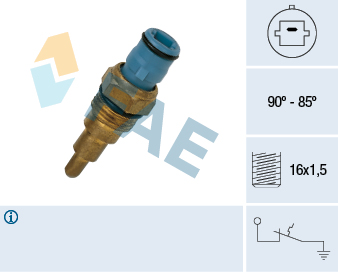 Temperature Switch, radiator fan - 37660 FAE