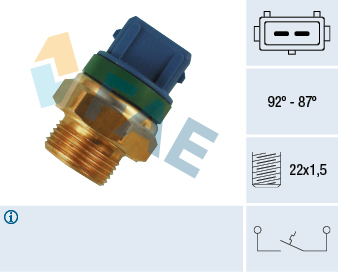 Termocontatto, Ventola radiatore - 37680 FAE