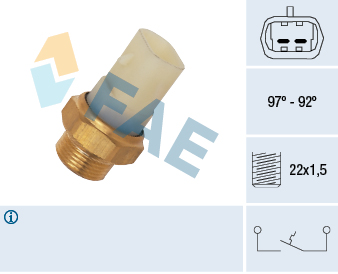 Temperature Switch, radiator fan - 37710 FAE