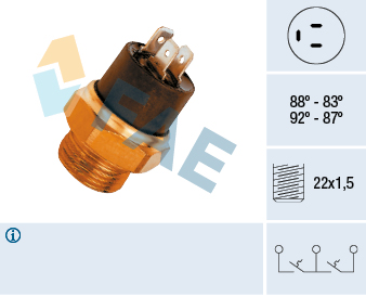 Termocontatto, Ventola radiatore - 37800 FAE