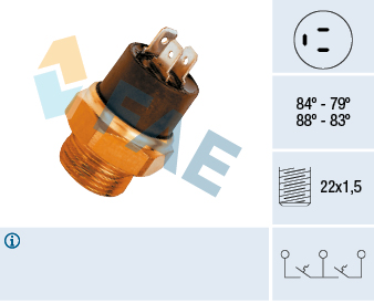 Termocontatto, Ventola radiatore - 37810 FAE