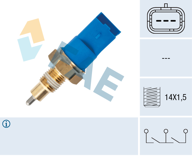 Switch, reverse light - 40998 FAE