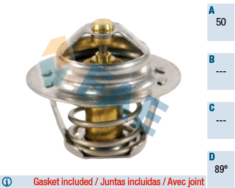 Thermostat, coolant - 5205089 FAE