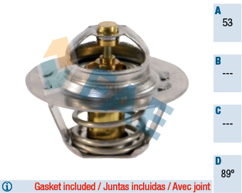 Thermostat, coolant - 5205689 FAE