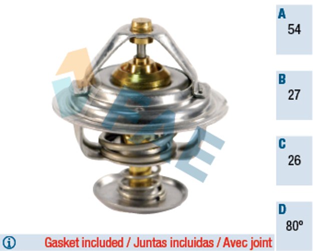 Thermostat, coolant - 5302080 FAE