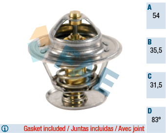 Thermostat, coolant - 5302183 FAE