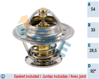 Thermostat, coolant - 5302492 FAE
