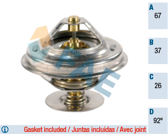 Thermostat, coolant - 5302692 FAE