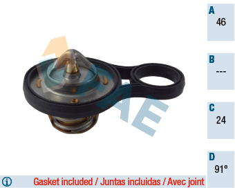 Termostato, Refrigerante - 5303291 FAE
