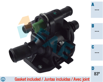 Thermostat, coolant - 5306383 FAE