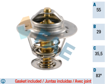 Thermostat, coolant - 5306783 FAE