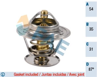 Thermostat, coolant - 5307087 FAE