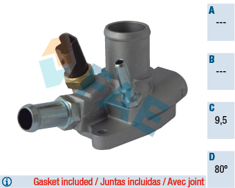 Thermostat, coolant - 5314580 FAE