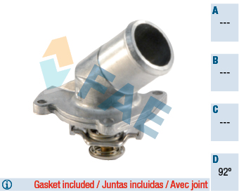 Thermostat, coolant - 5320792 FAE