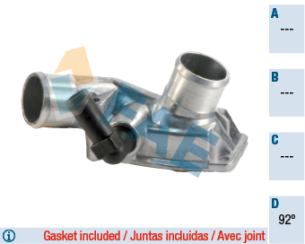 Thermostat, coolant - 5321392 FAE
