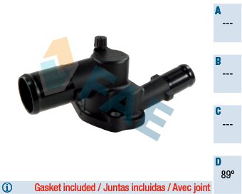 Thermostat, coolant - 5321889 FAE