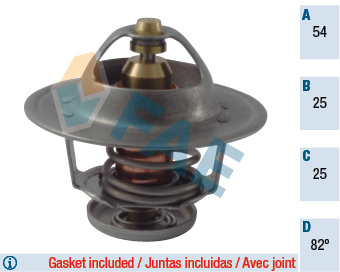Thermostat, coolant - 5322482 FAE