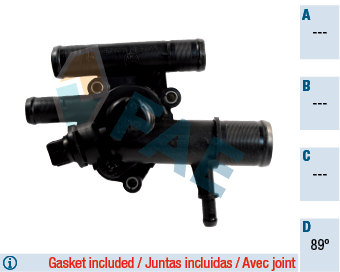 Thermostat, coolant - 5323889 FAE