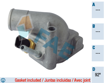 Termostato, Refrigerante - 5351792 FAE