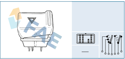Hazard Light Switch - 61110 FAE