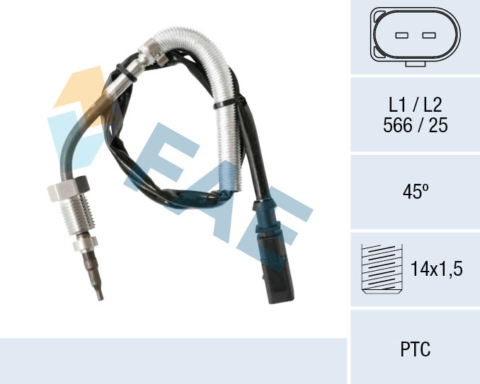 Sensor, exhaust gas temperature - 68007 FAE