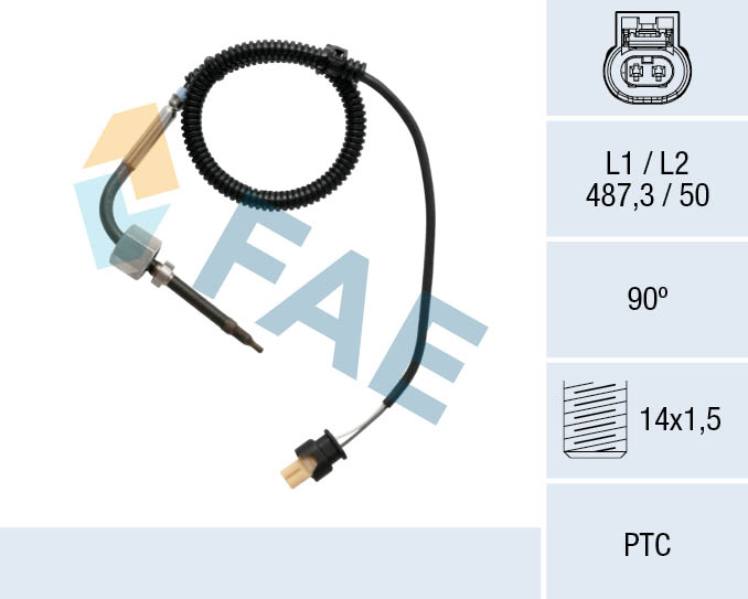 Sensor, exhaust gas temperature - 68015 FAE