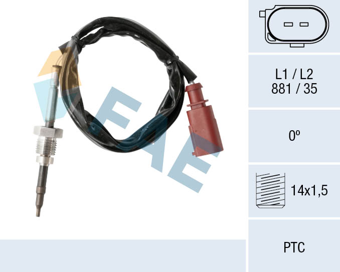 Sensor, exhaust gas temperature - 68017 FAE