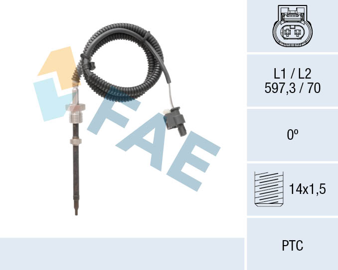 Sensor, exhaust gas temperature - 68018 FAE