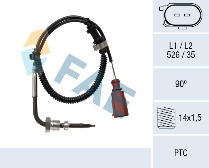 Sensor, exhaust gas temperature - 68021 FAE
