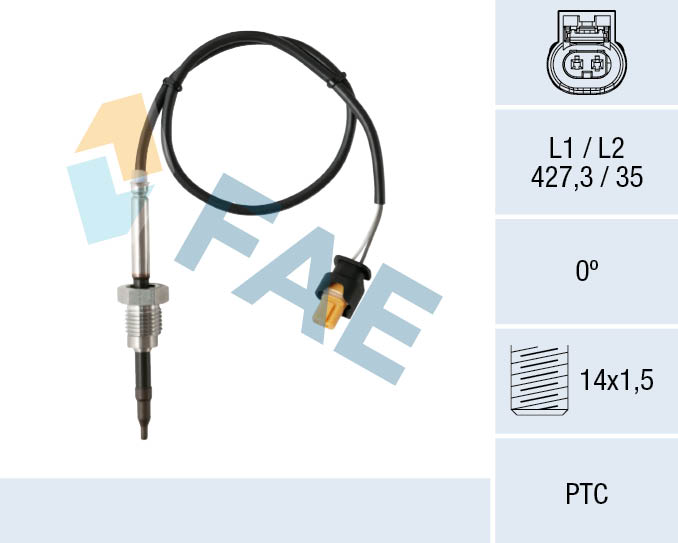 Sensore, Temperatura gas scarico - 68023 FAE