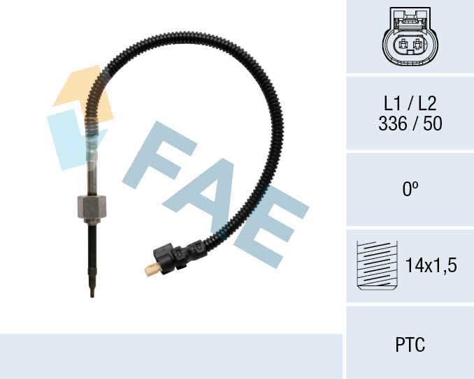 Sensore, Temperatura gas scarico - 68034 FAE