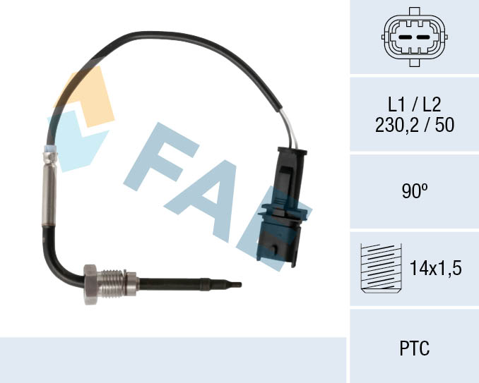Sensor, exhaust gas temperature - 68037 FAE