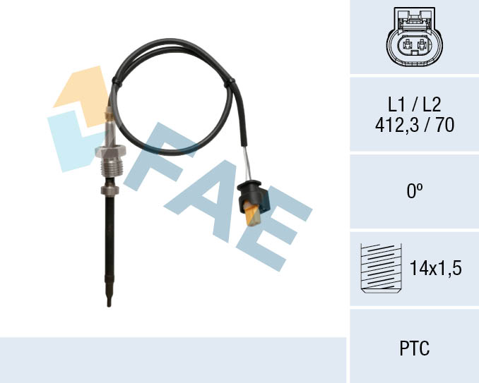 Sensor, exhaust gas temperature - 68039 FAE