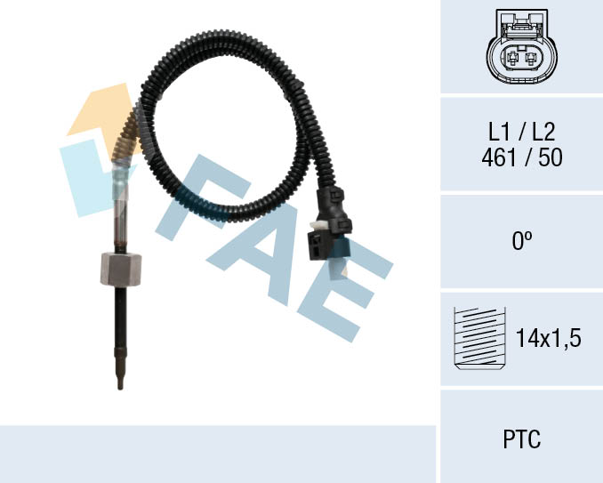 Sensor, exhaust gas temperature - 68040 FAE