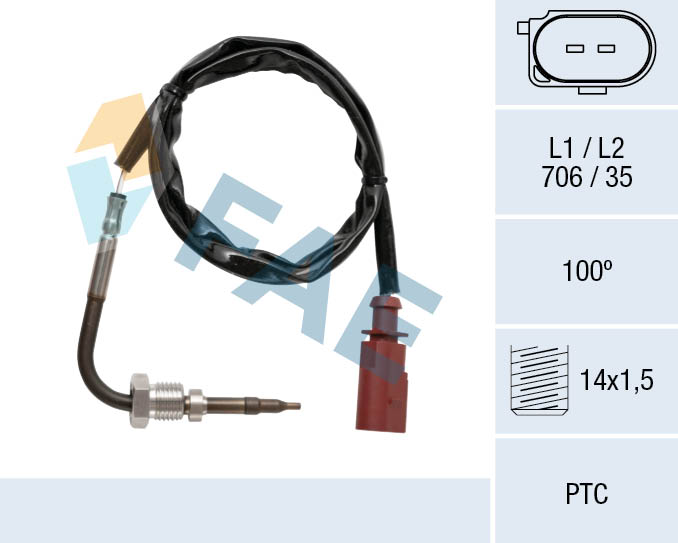 Sensor, exhaust gas temperature - 68045 FAE