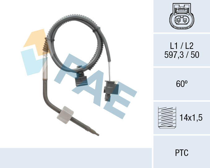 Sensor, exhaust gas temperature - 68054 FAE