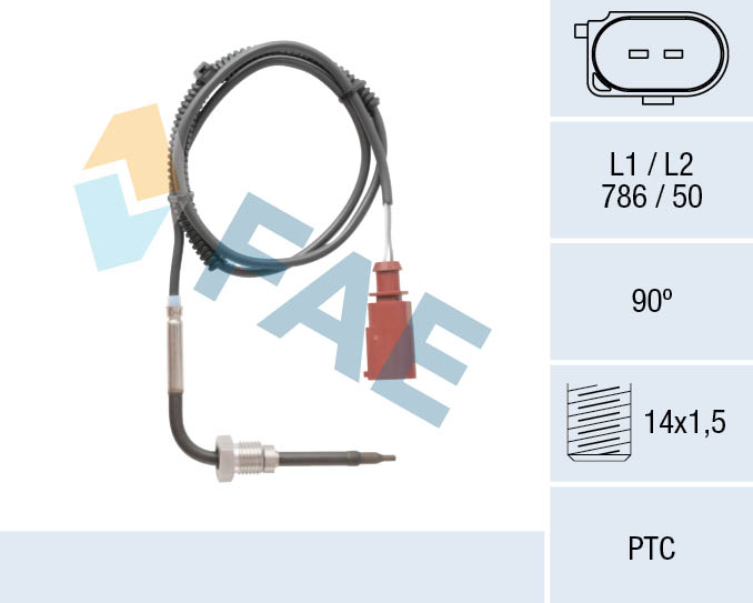 Sensore, Temperatura gas scarico - 68068 FAE