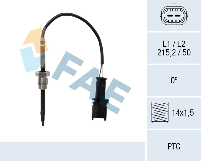 Sensore, Temperatura gas scarico - 68069 FAE