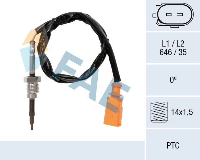 Sensor, exhaust gas temperature - 68076 FAE