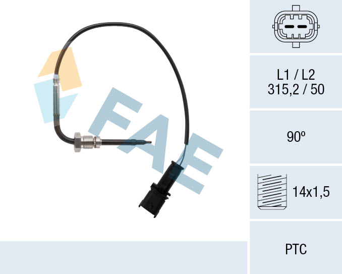 Sensor, exhaust gas temperature - 68081 FAE