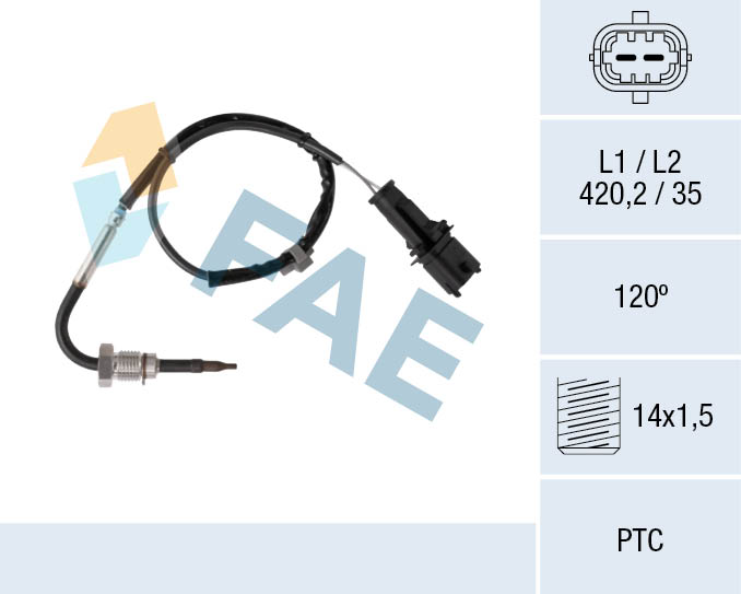 Sensor, exhaust gas temperature - 68082 FAE