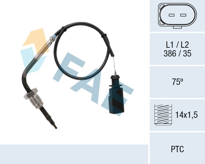 Sensor, exhaust gas temperature - 68084 FAE