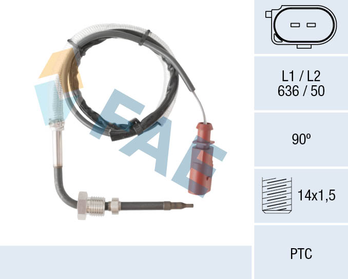 Sensor, exhaust gas temperature - 68090 FAE