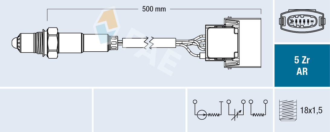Lambda Sensor - 75015 FAE
