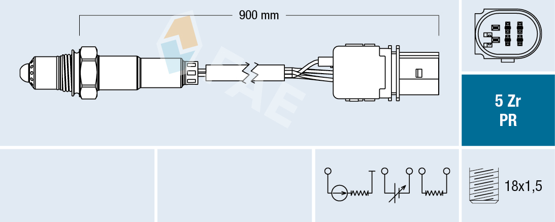 Sonda lambda - 75092 FAE