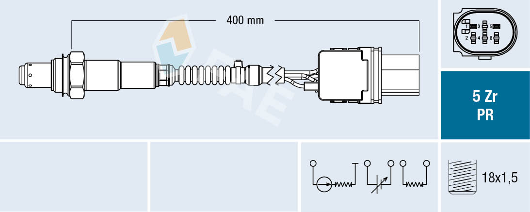 Sonda lambda - 75126 FAE
