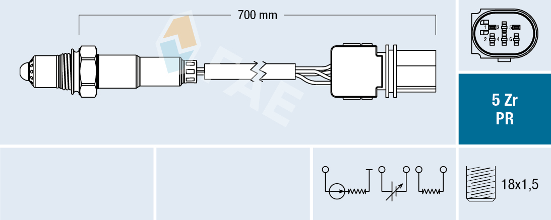 Lambda Sensor - 75127 FAE