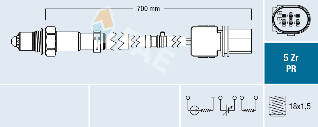 Lambda Sensor - 75130 FAE
