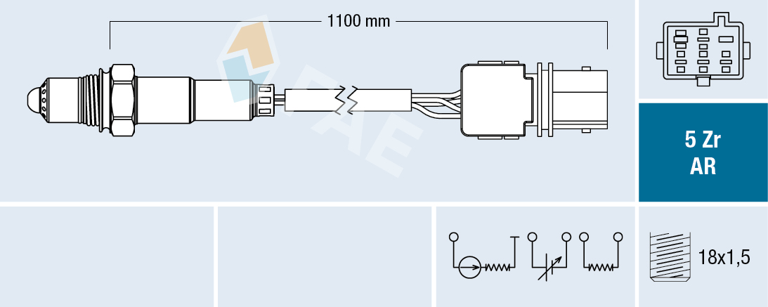 Sonda lambda - 75140 FAE